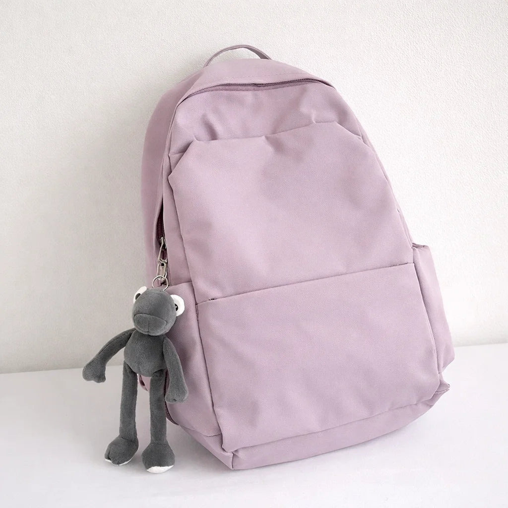 Unisex Minimalist Large Capacity Nylon Backpack