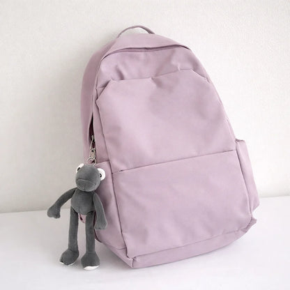 Unisex Minimalist Large Capacity Nylon Backpack