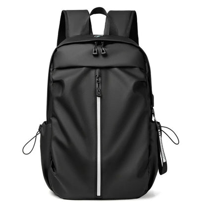 Executive Black Slim Laptop Backpack - Lightweight & Durable