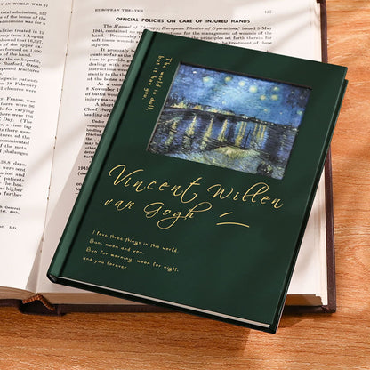 Van Gogh Aesthetic Art Hardcover Notebook