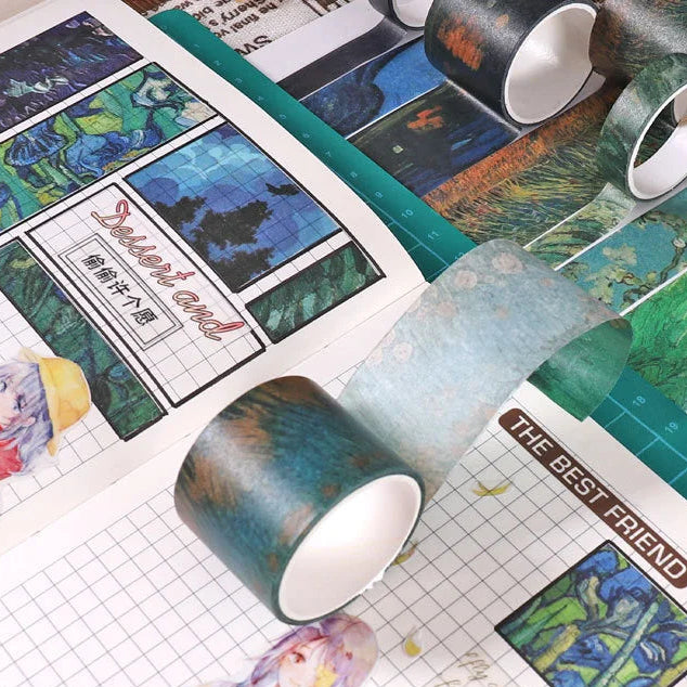 Van Gogh Inspired Decorative Washi Tape Set