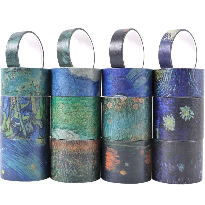 Van Gogh Inspired Decorative Washi Tape Set