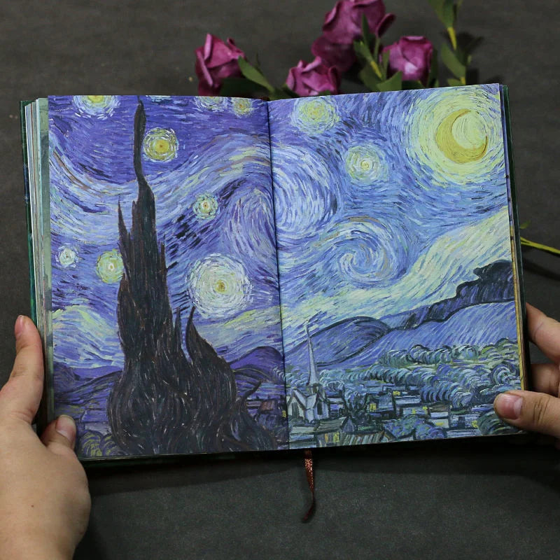 Van Gogh Inspired Laser Painting Art Journal - Starry Night