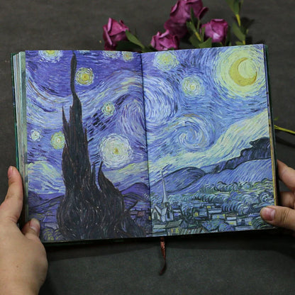 Van Gogh Inspired Laser Painting Art Journal - Starry Night