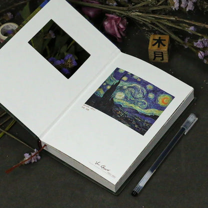 Van Gogh Inspired Laser Painting Art Journal - Starry Night