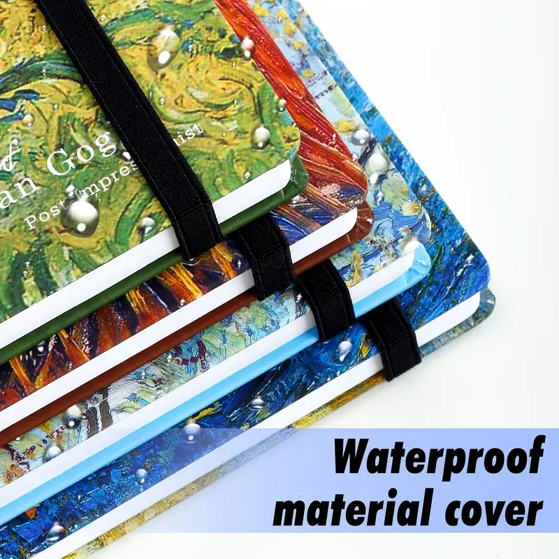 Van Gogh Inspired Oil Painting Art Sketchbook
