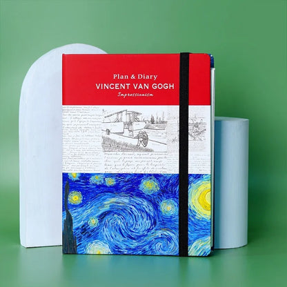 Van Gogh Matt Printed Hardcover Notebook Journal and Planner