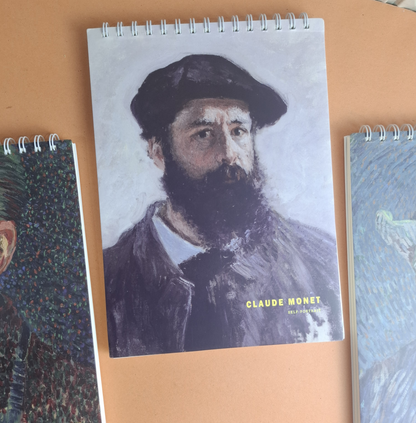Van Gogh Monet Art Cover Sketchbook and Drawing Pad