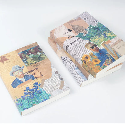 Van Gogh Retro College Soft Cover Sketchbook