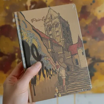 Van Gogh Art Hardcover Kraft Pages Notebook Journal