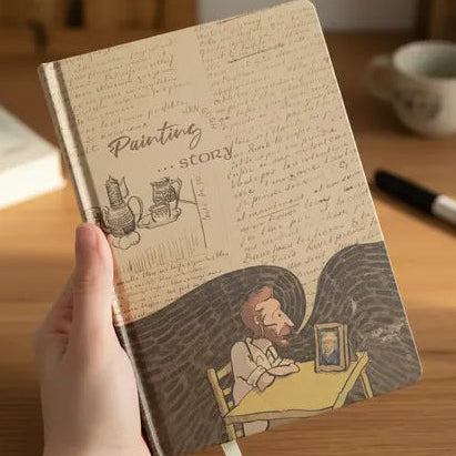 Van Gogh Art Hardcover Kraft Pages Notebook Journal