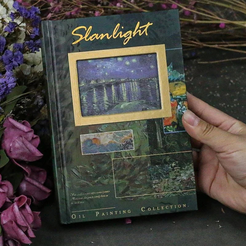 Van Gogh Inspired Laser Painting Art Journal -Starry Night Over the Rhone