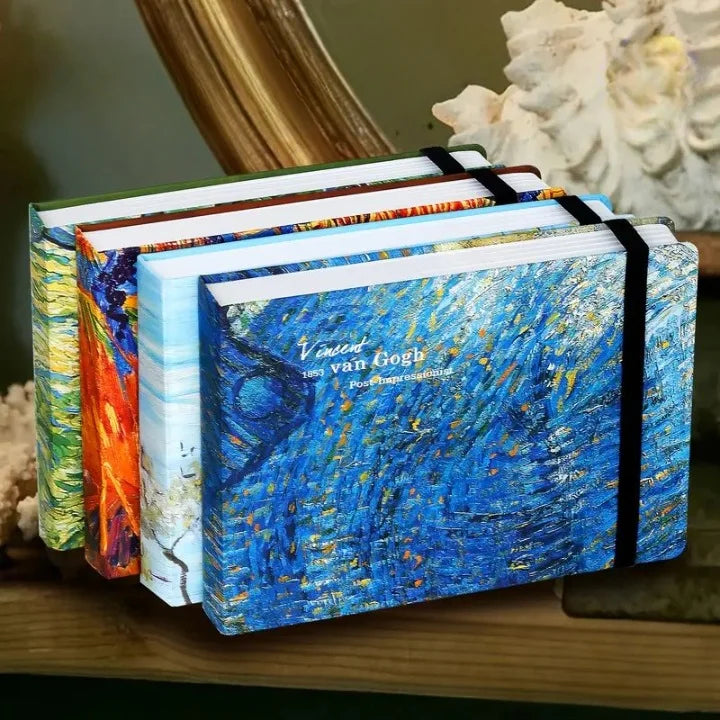 Van Gogh Inspired Oil Painting Art Sketchbook