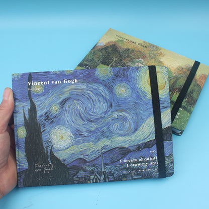 Vincent Van Gogh inspired Landscape Sketchbook