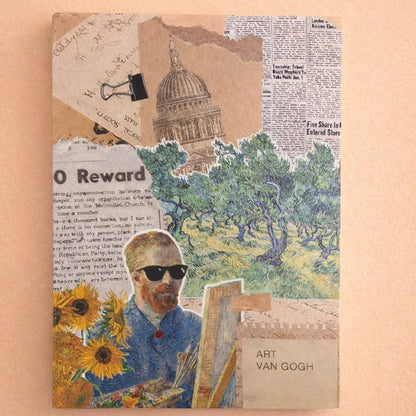 Van Gogh Retro College Soft Cover Sketchbook