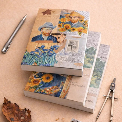 Van Gogh Retro College Soft Cover Sketchbook