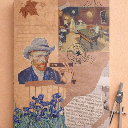 Van Gogh Retro College Soft Cover Sketchbook