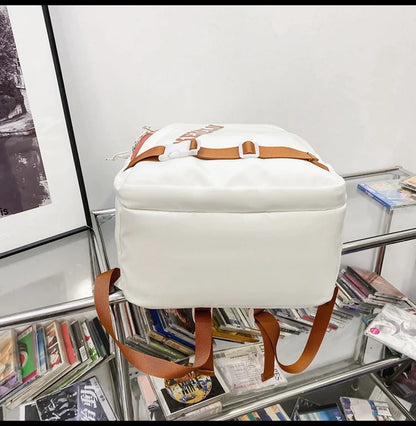 Versatile Leisure Hong Kong Style Schoolbags and Backpack