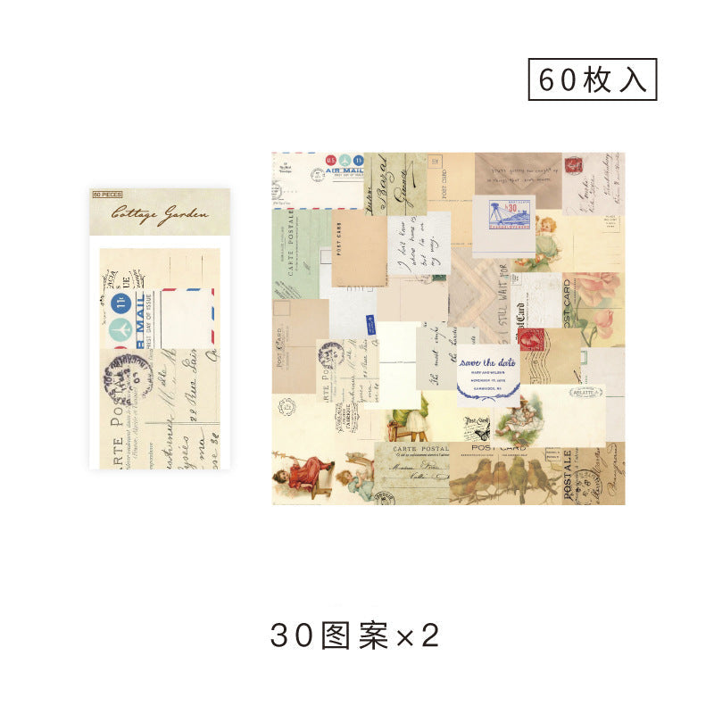 Village Garden Series Scrapbook & Journal Sheets