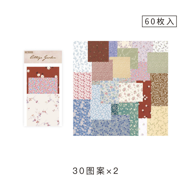 Village Garden Series Scrapbook & Journal Sheets