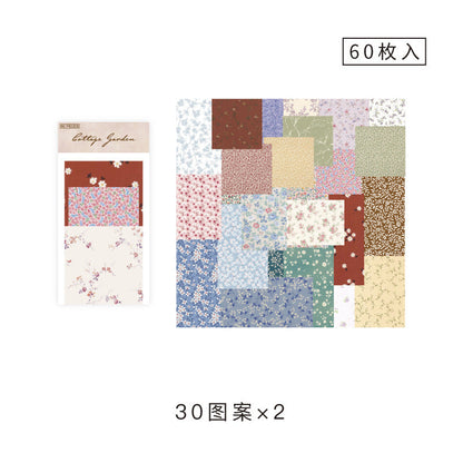 Village Garden Series Scrapbook & Journal Sheets