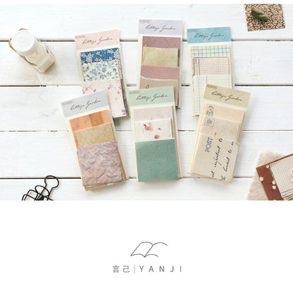 Village Garden Series Scrapbook & Journal Sheets