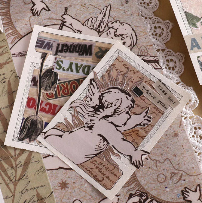 Retro Vintage Historical Washi Tape Set