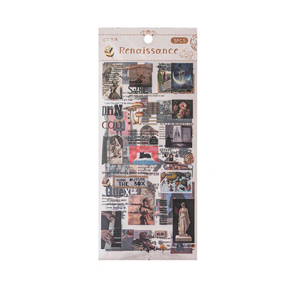 Vintage Artistic Scrapbook Stickers