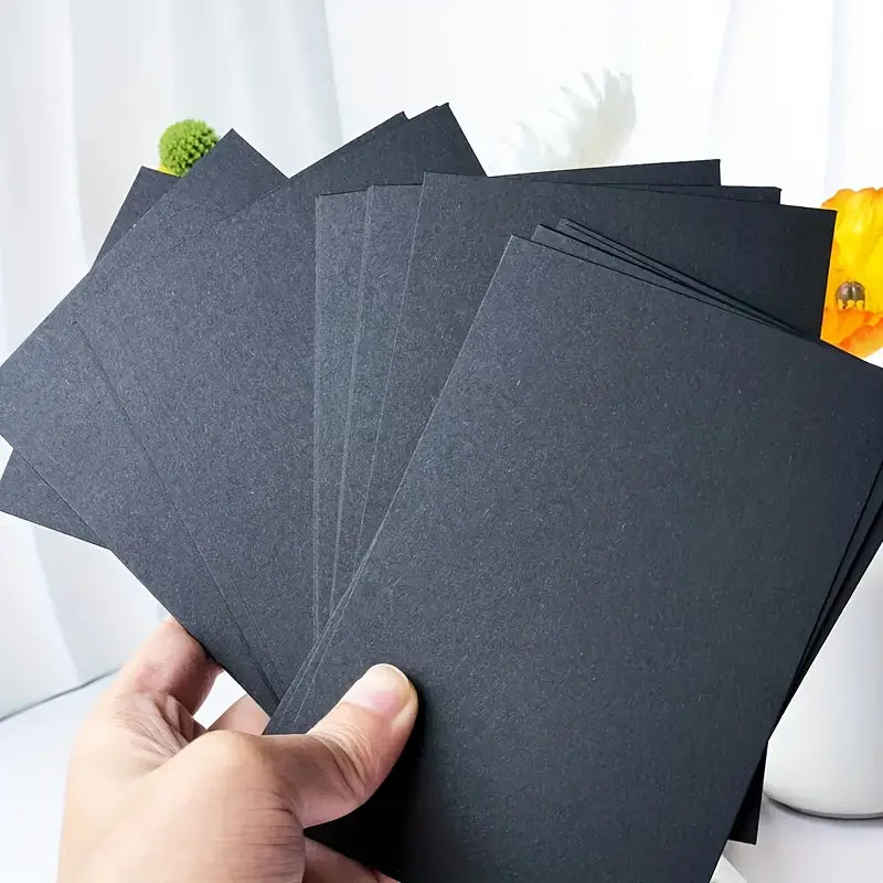 50 Pcs Vintage Blank Kraft Card Sheets
