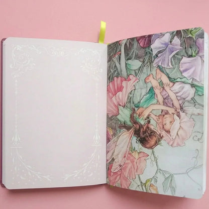 Vintage Fairy Floral Notebook Journal
