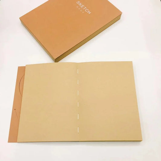 Vintage Kraft Blank Cover Sketch Book
