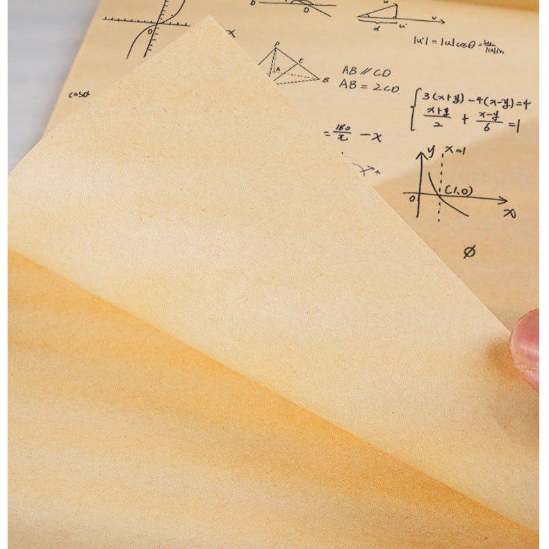 Blank Kraft Pages Memo Draft Pad