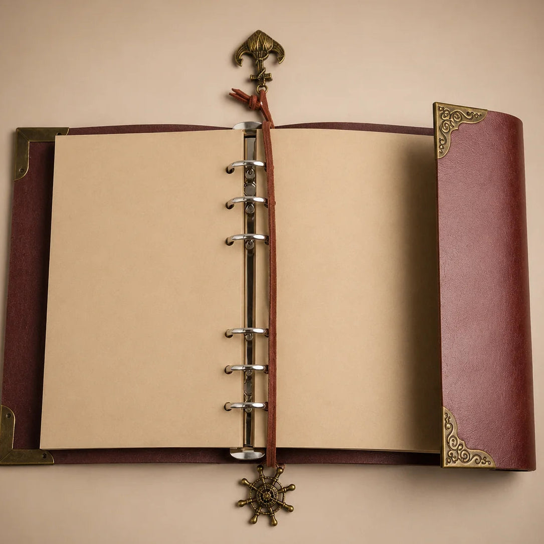 Pirate Style Vintage leather Cover Journal