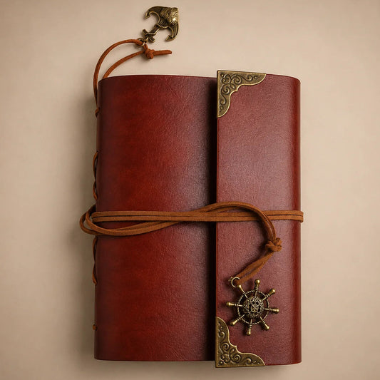 Pirate Style Vintage leather Cover Journal