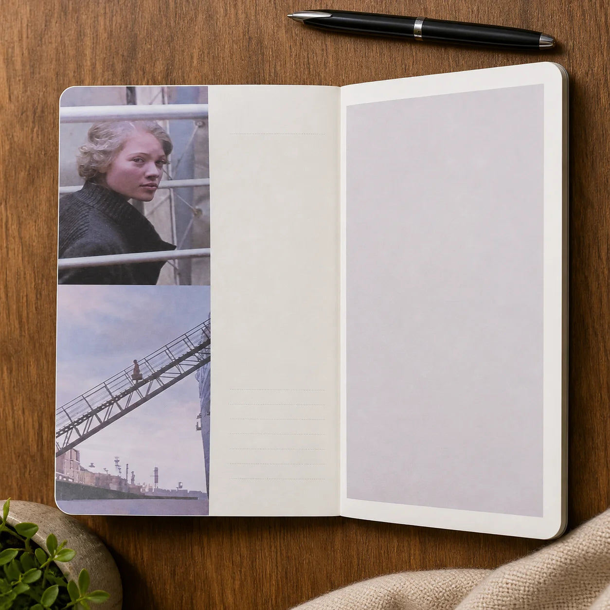 Vintage Movie Theme Hardcover Notebook