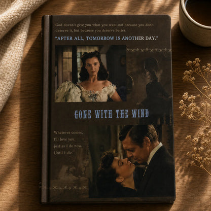 Vintage Movie Theme Hardcover Notebook