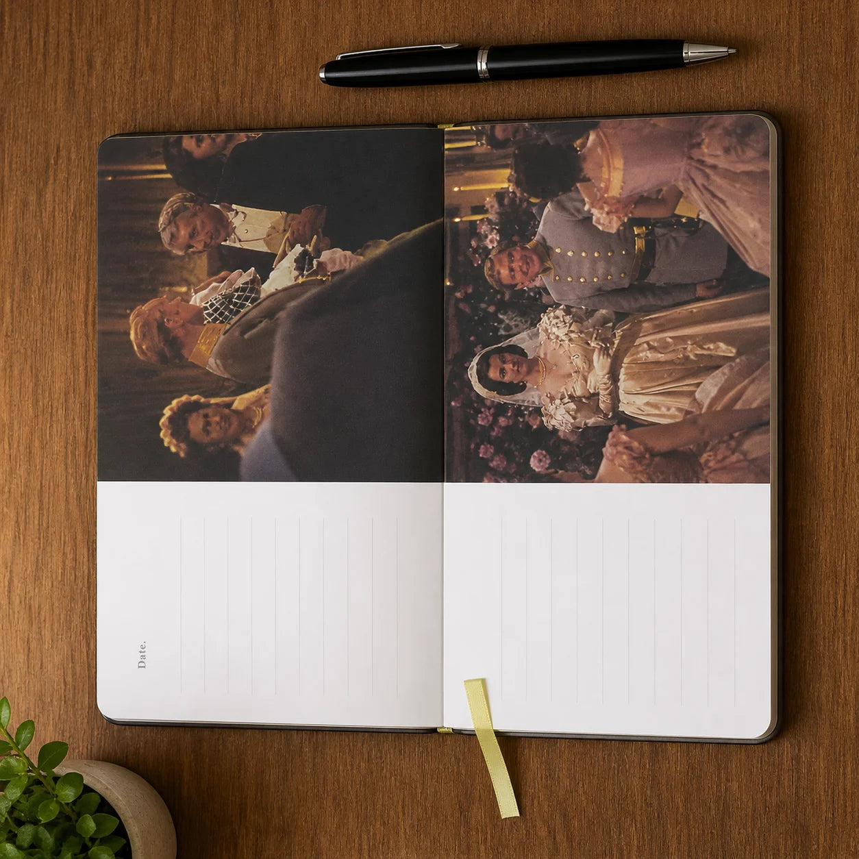 Vintage Movie Theme Hardcover Notebook