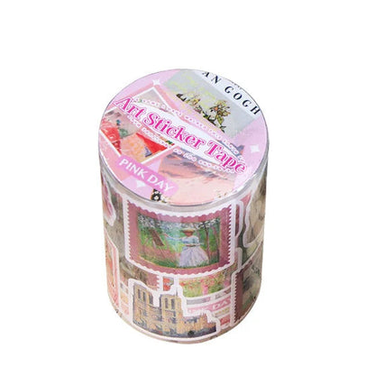 Vintage Retro Art Sticker Tape Rolls