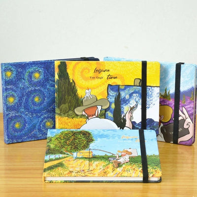 Vintage  Landscape Van Gogh Art Hard Cover Sketchbook
