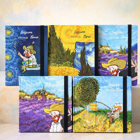 Vintage  Landscape Van Gogh Art Hard Cover Sketchbook