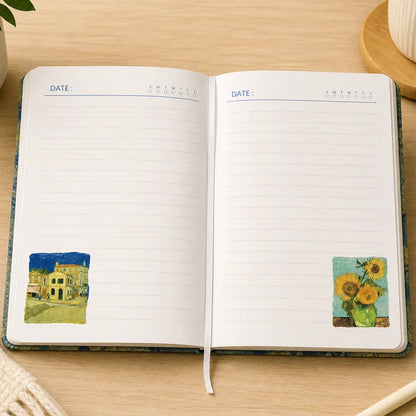 Vintage Art Hardcover Notebook Journal