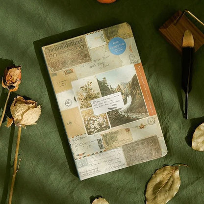 Vintage Aesthetic Hardcover Notebook Journal