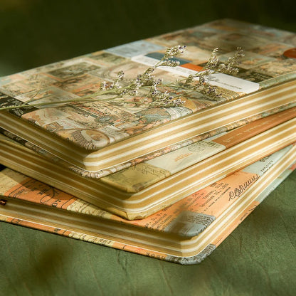 Vintage Aesthetic Hardcover Notebook Journal