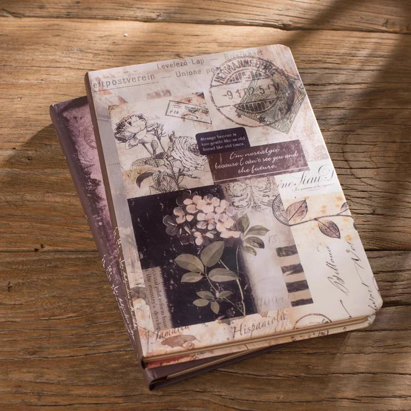 Vintage Aesthetic Hardcover Notebook Journal