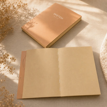 Vintage Kraft Blank Cover Sketch Book