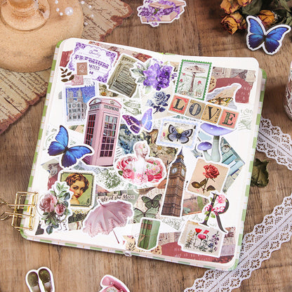 Vintage Retro Art Sticker Tape Rolls