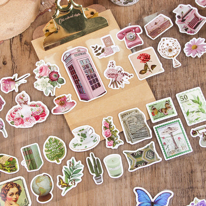 Vintage Retro Art Sticker Tape Rolls