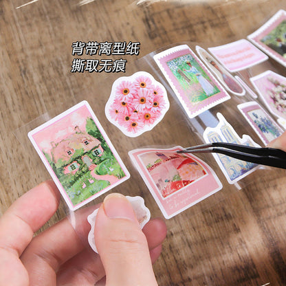 Vintage Retro Art Sticker Tape Rolls