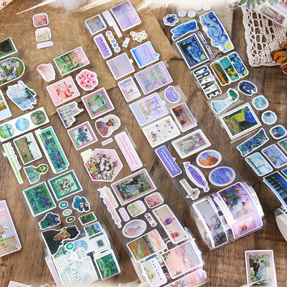 Vintage Retro Art Sticker Tape Rolls