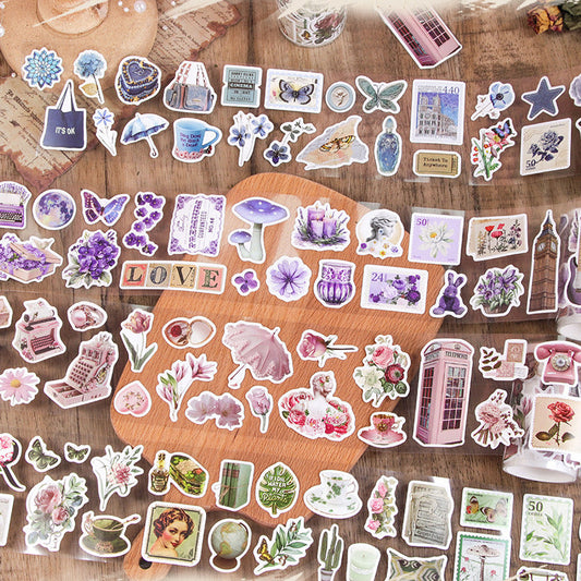 Vintage Retro Art Sticker Tape Rolls